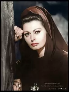 Sophia Loren autogrammkarte